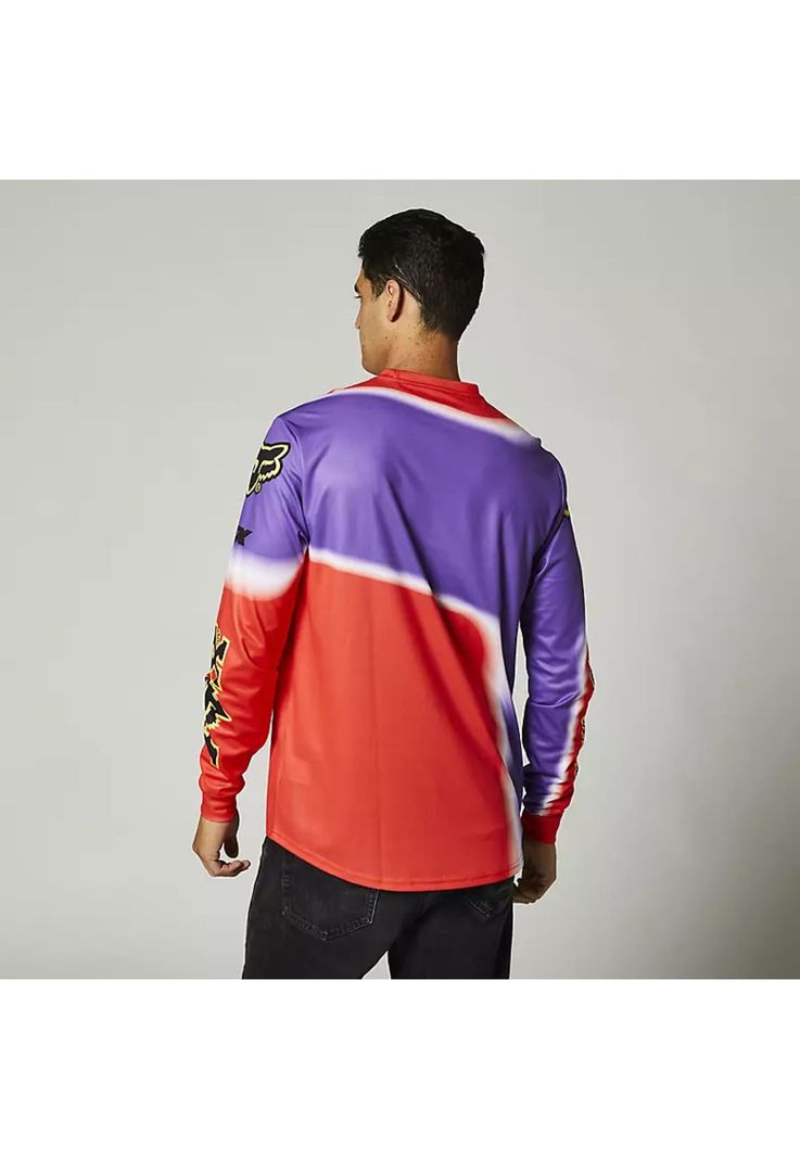 Polera Lifestyle Manga Larga Powerband Rojo Fox-1