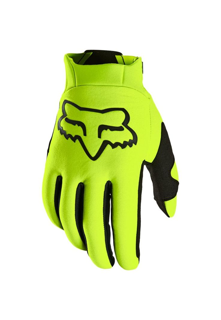 Guantes Moto Legion Thermo Amarillo Fox-0