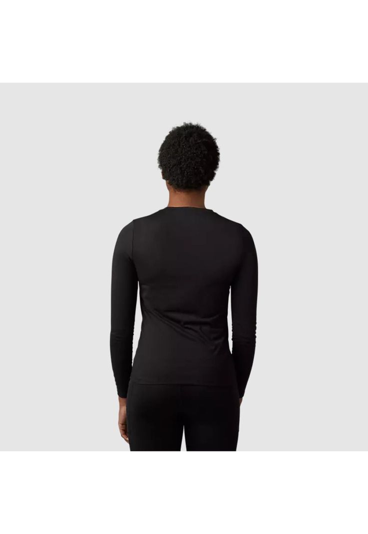 Polera Lifestyle Mujer Auxlry Manga Larga Negro Fox-1