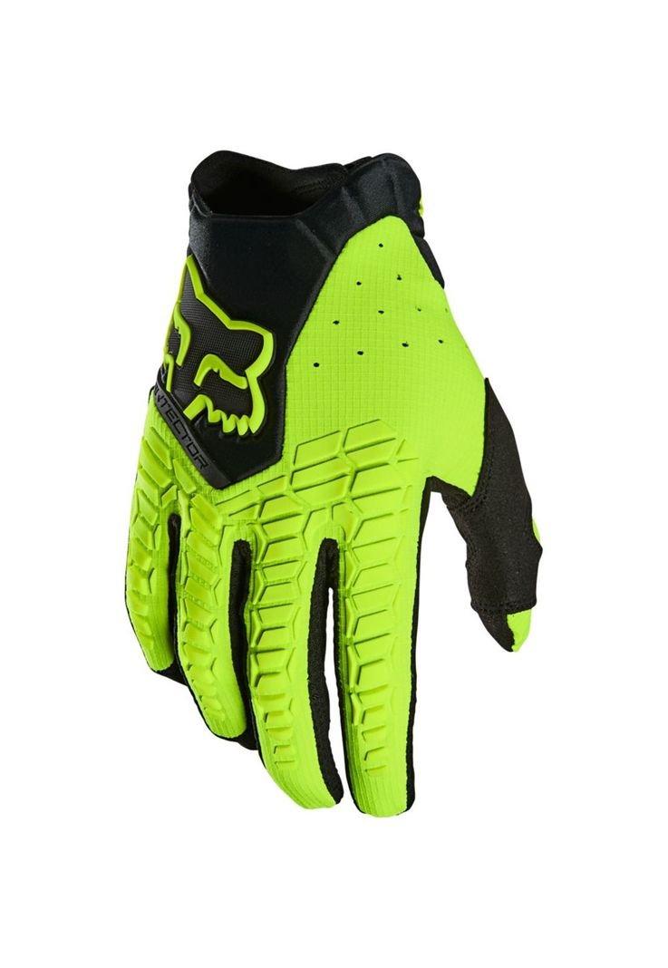 Guantes Moto Pawtector Amarillo Fox-0