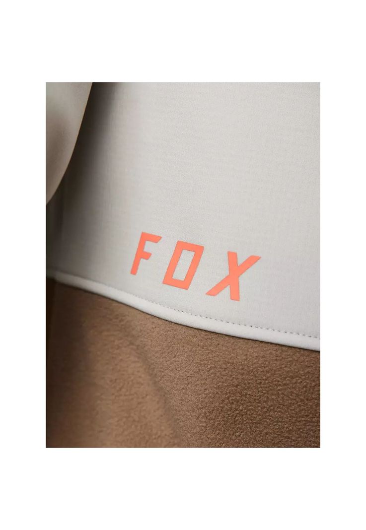 Poleron Bicicleta Mujer Ranger Windbloc® Blanco/Cafe Fox-3