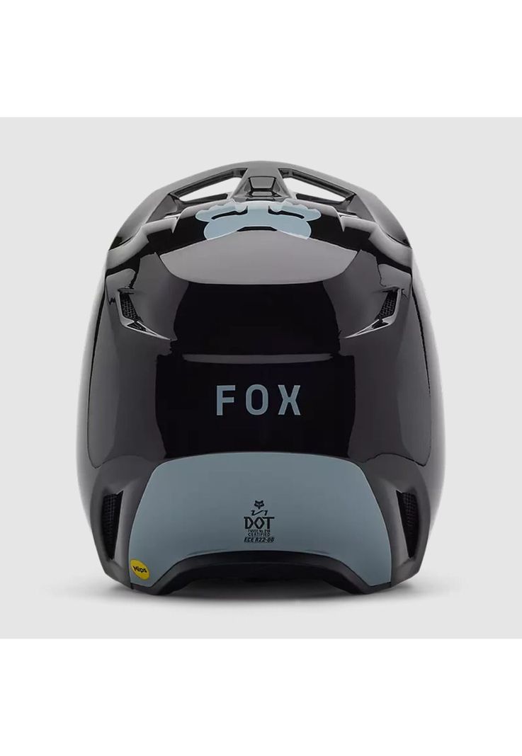 Casco Moto V1 Taunt Negro/Gris Fox-4