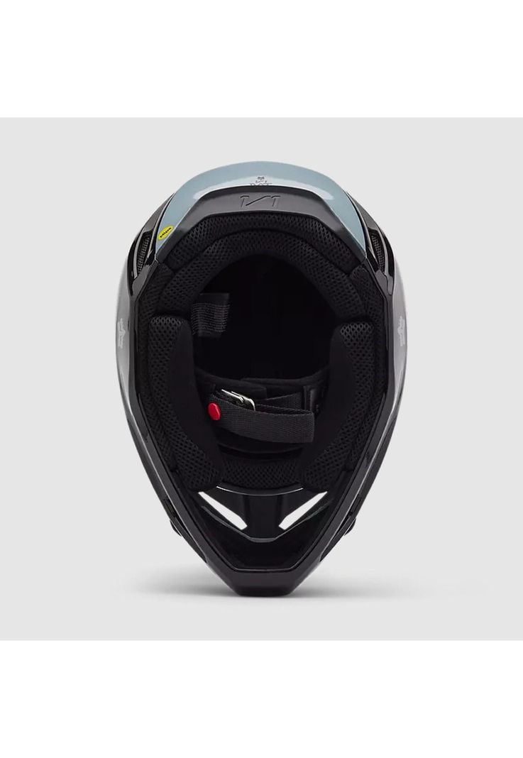 Casco Moto V1 Taunt Negro/Gris Fox-5