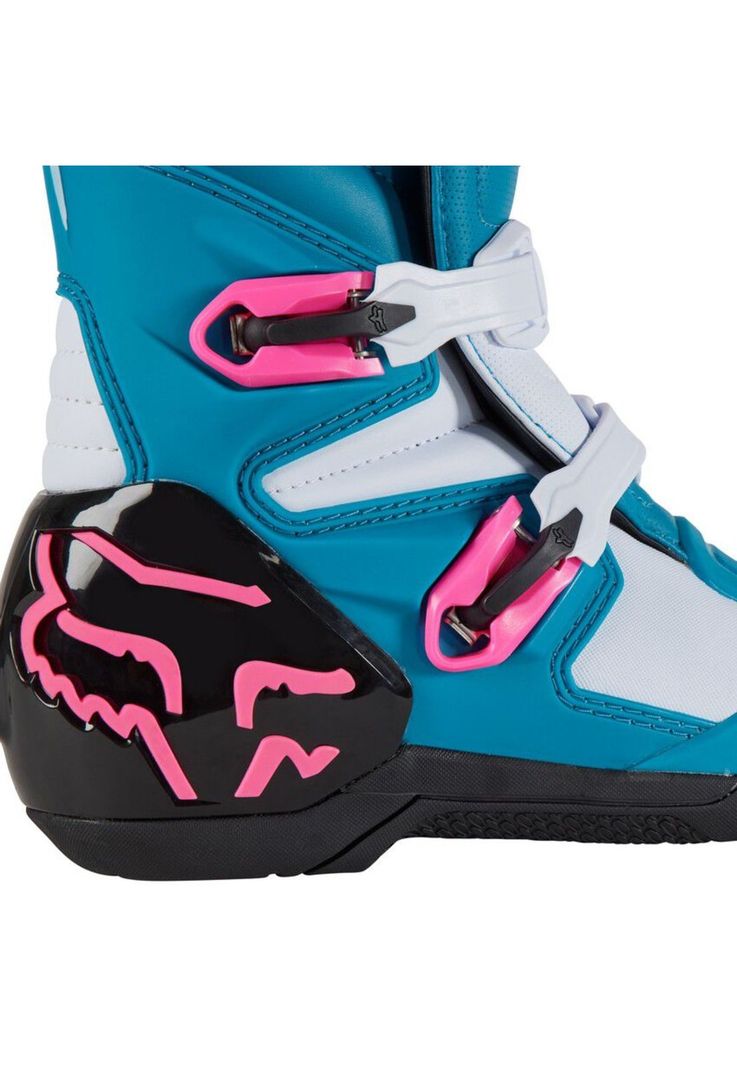 Botas Moto Comp Celeste Fox-6