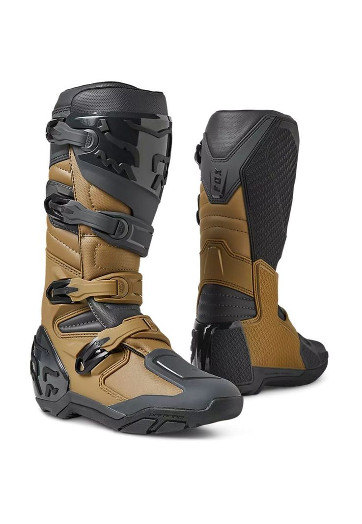 Botas Moto Comp X Cafe/Gris Fox-0