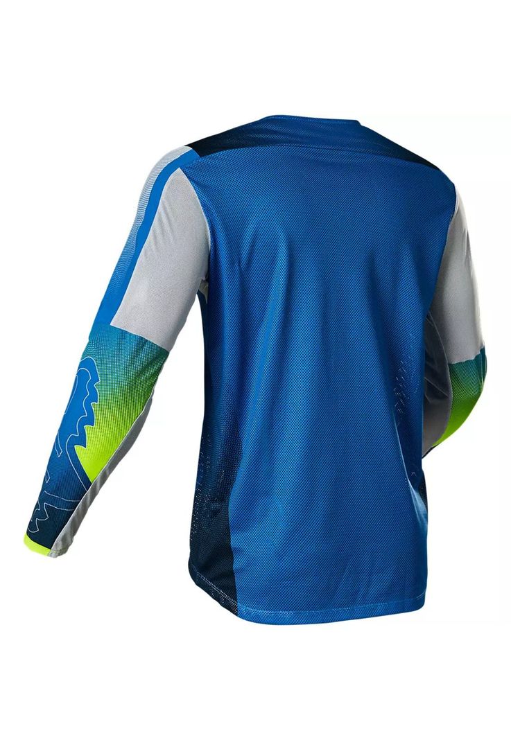 Polera Moto Legion Air Scanz Azul Fox-2