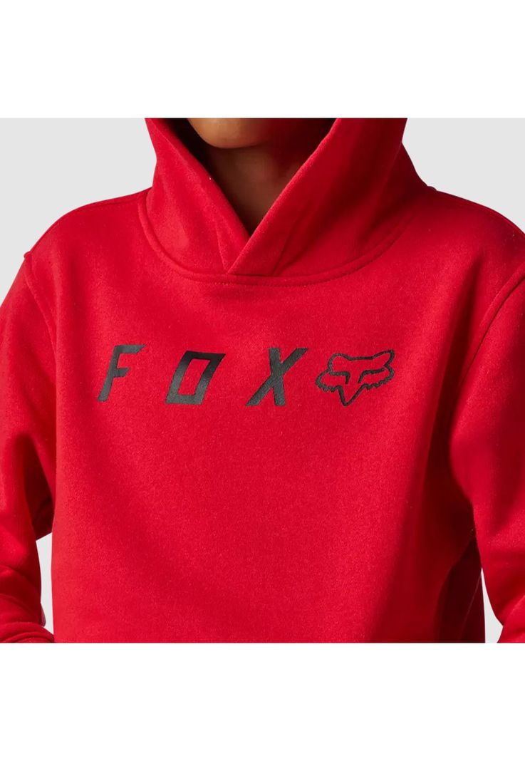Poleron Lifestyle Niño Absolute Pullover Rojo Fox-3