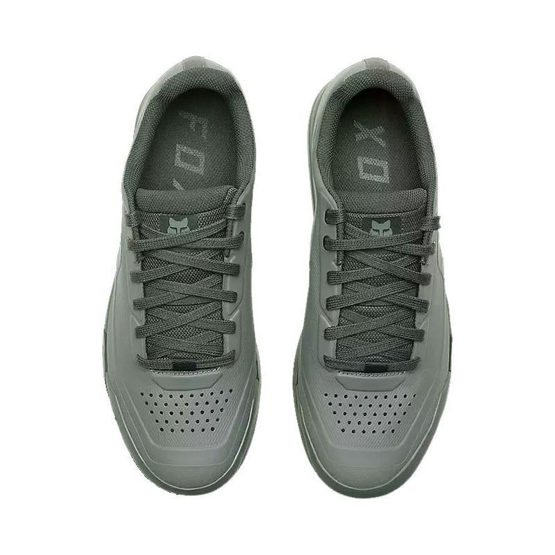 Zapatillas Bicicleta Union Flat Verde Oliva Fox-1