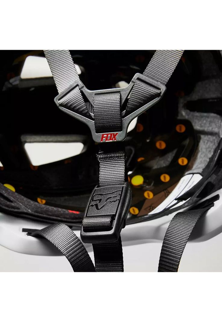 Casco Bicicleta Speedframe Pro Blocked Blanco/Negro Fox-6