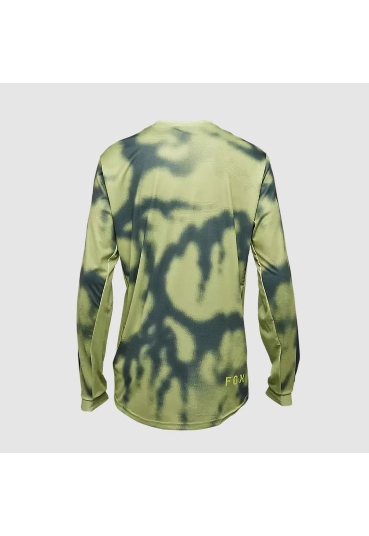 Polera Bicicleta Ranger Taunt Manga Larga Verde Pastel Fox-1