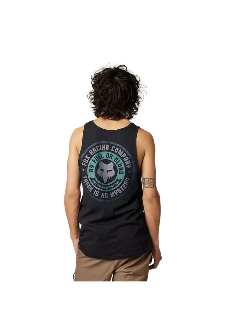 Polera Lifestyle Sin Mangas Mysticks Negro Fox-2