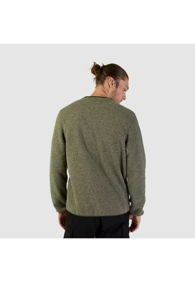 Poleron Lifestyle Survivalist Sherpa Verde Oliva Fox-3