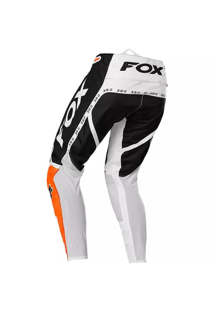 Pantalon Moto 360 DVIDE Negro/Naranjo Fox-2