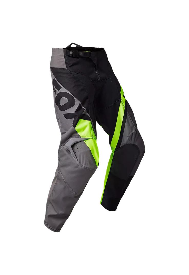 Pantalon Moto Niño Xpozr Negro/Amarillo Fox-0