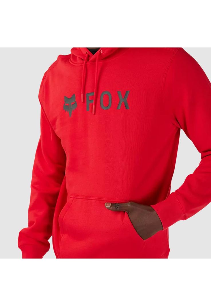 Poleron Lifestyle Canguro Absolute Rojo Fox-4