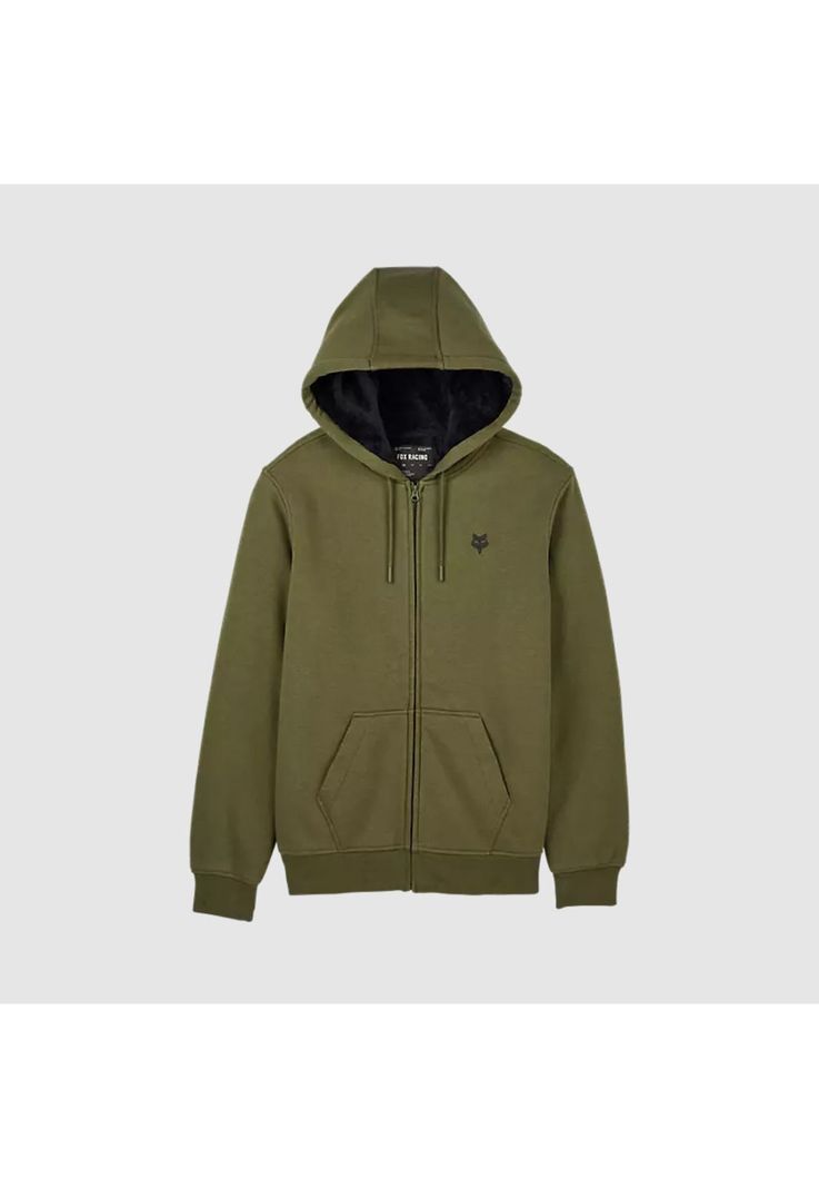 Poleron Lifestyle Dynamic Sasquatch Zip Verde Oliva Fox-0