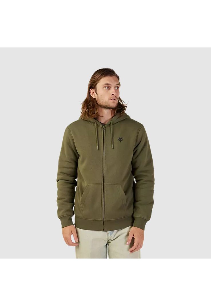 Poleron Lifestyle Dynamic Sasquatch Zip Verde Oliva Fox-2