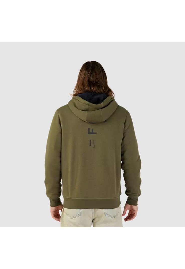 Poleron Lifestyle Dynamic Sasquatch Zip Verde Oliva Fox-3
