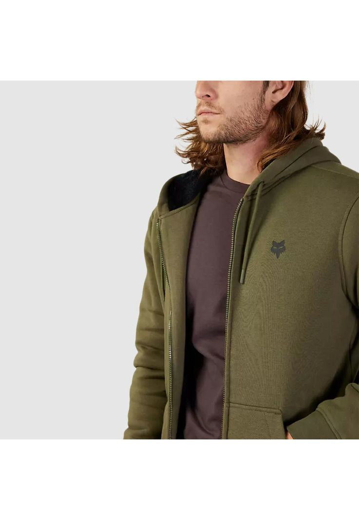Poleron Lifestyle Dynamic Sasquatch Zip Verde Oliva Fox-7