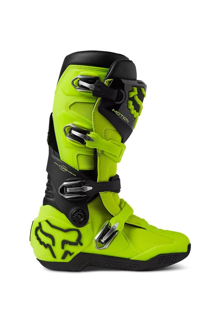 Botas Moto Motion Amarillo Fox-1