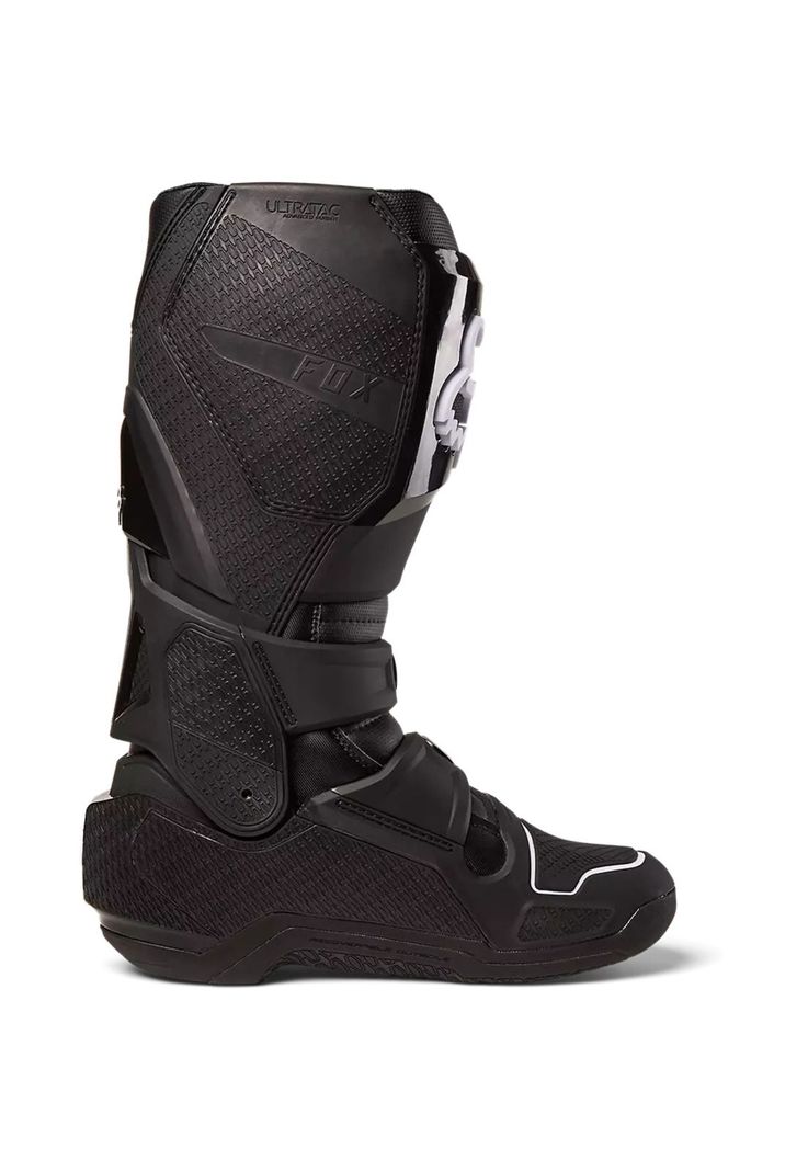 Botas Moto Instinct Negro/Blanco Fox-2