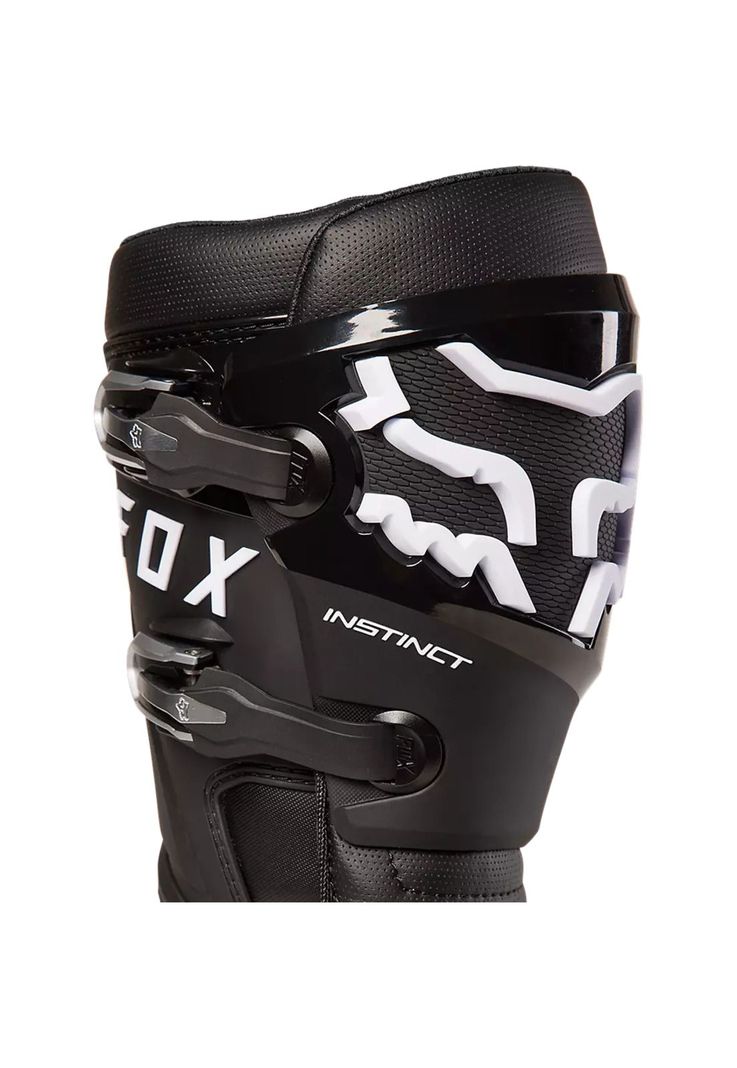 Botas Moto Instinct Negro/Blanco Fox-7