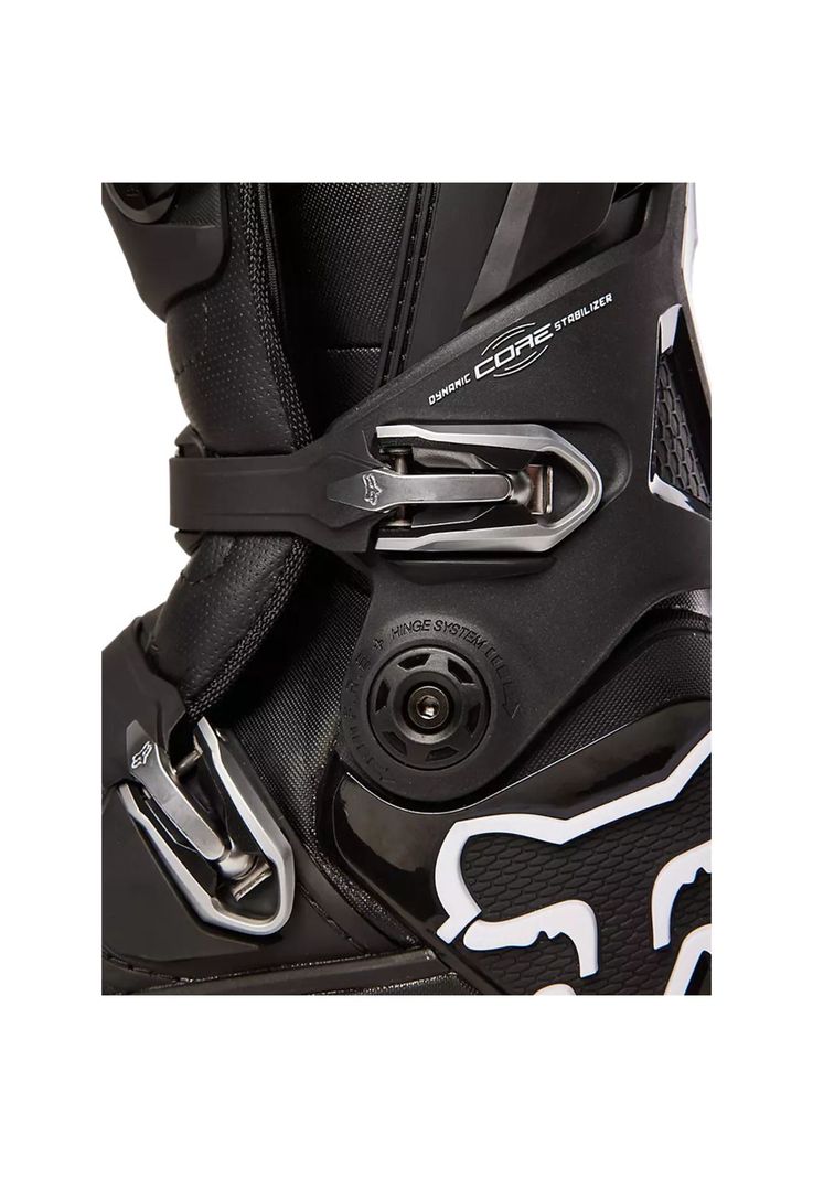 Botas Moto Instinct Negro/Blanco Fox-8