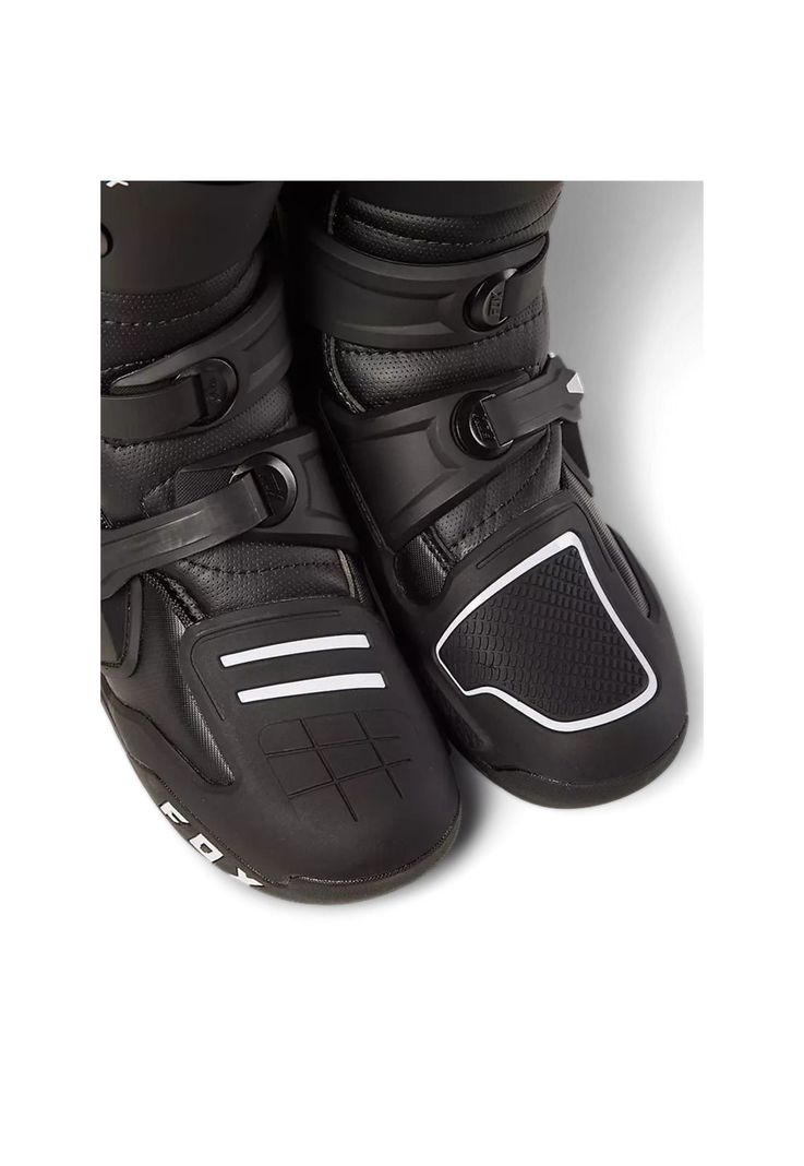 Botas Moto Instinct Negro/Blanco Fox-9