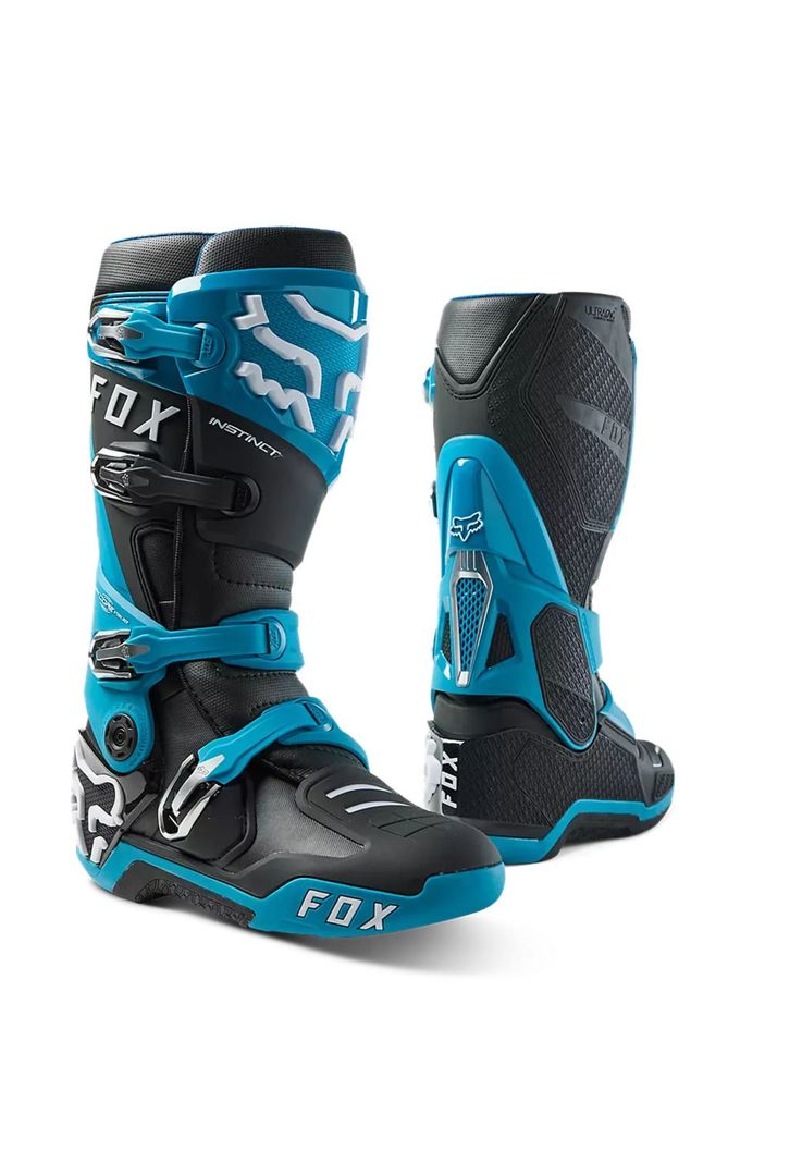 Botas Moto Instinct Azul Fox-0