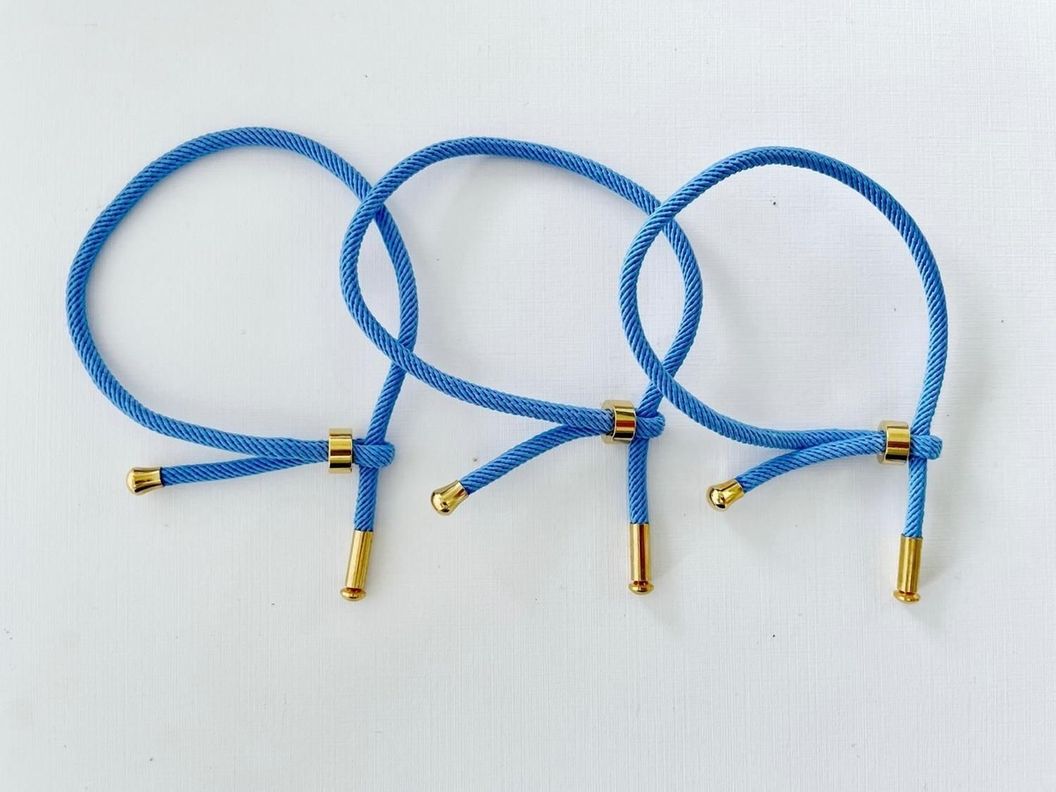 Set De 3 Pulseras Cerradas De Cordón-0