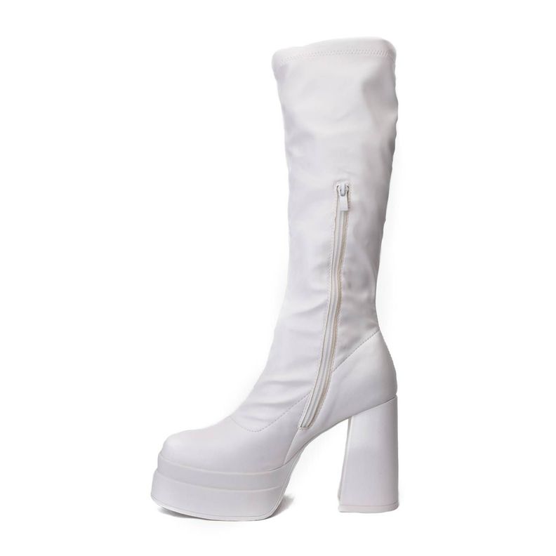Botas Largas Mujer Bratz Bucanera Blanca-2