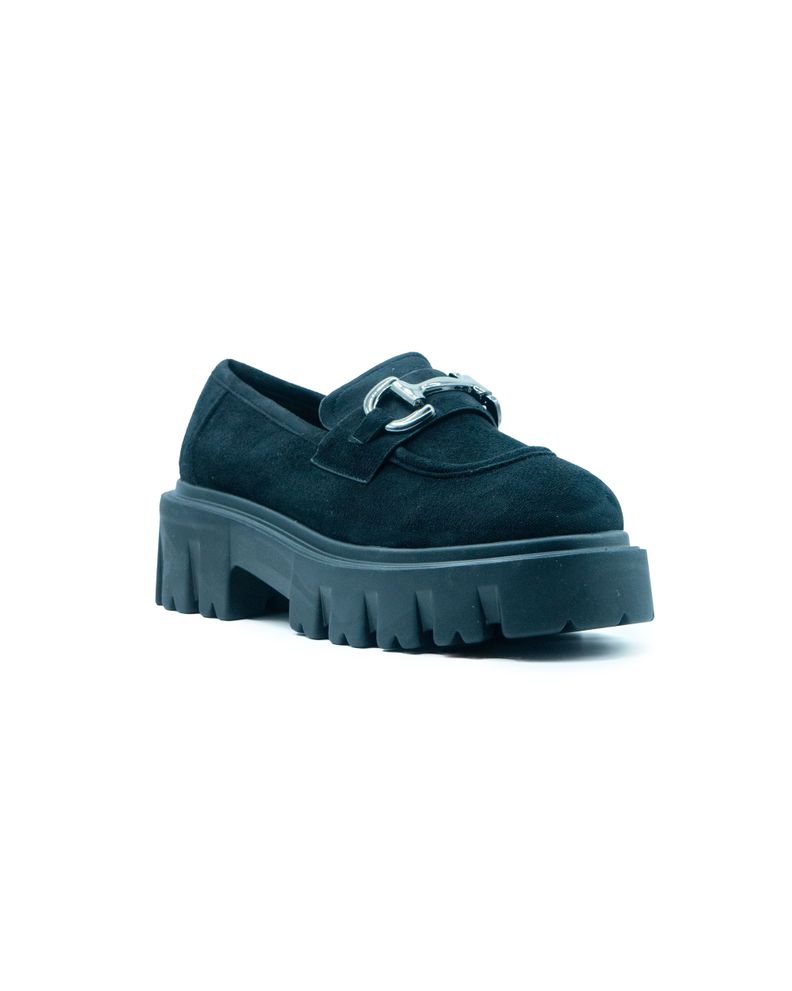 Zapato De Mujer Vintage Mocasin Con Plataforma gamuza-1
