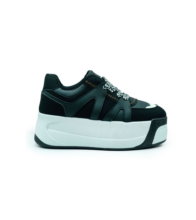 Zapatillas Negras Con Plataforma Y Trenzas Gruesas Bratz-0
