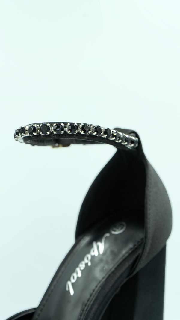 Zapatos Tacones Alto Para Fiesta Mujer Plataforma Negro-2