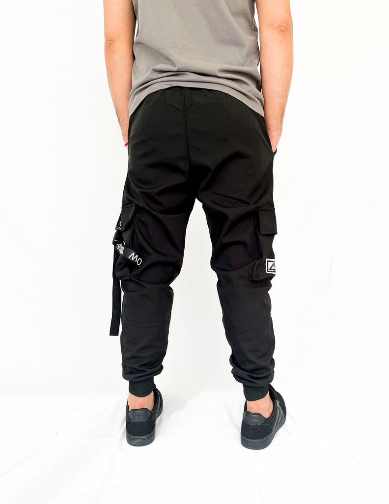 Jogger Cargo Hombre Negro-2