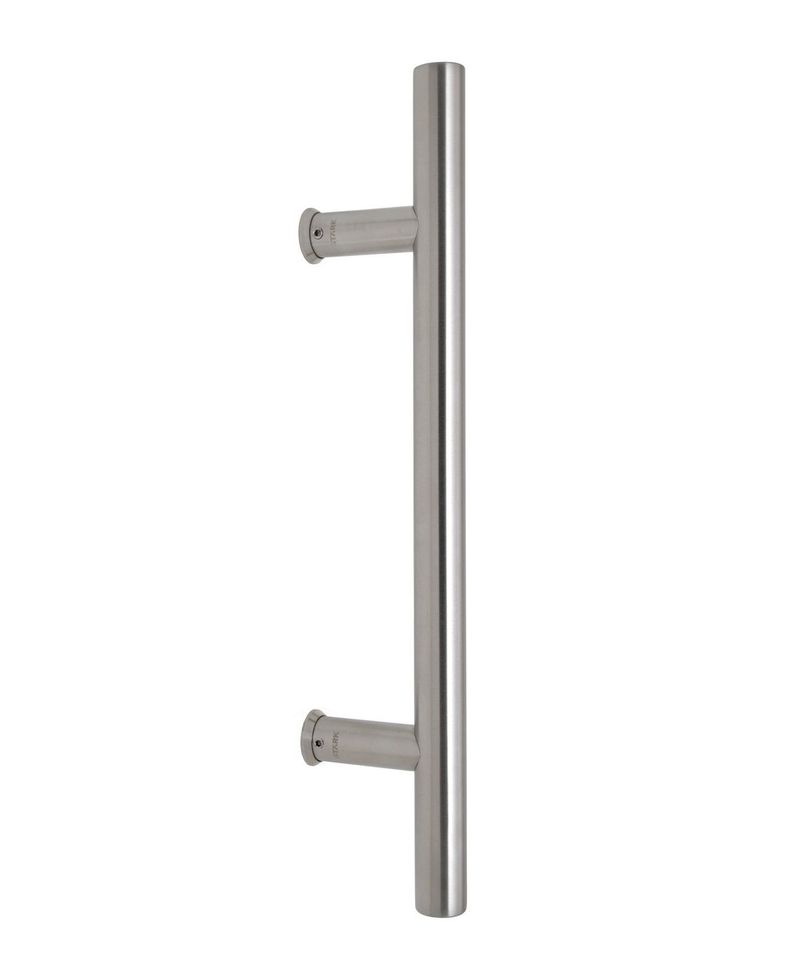 Tirador simple de acero inoxidable 304. Largo 40 cm.-0