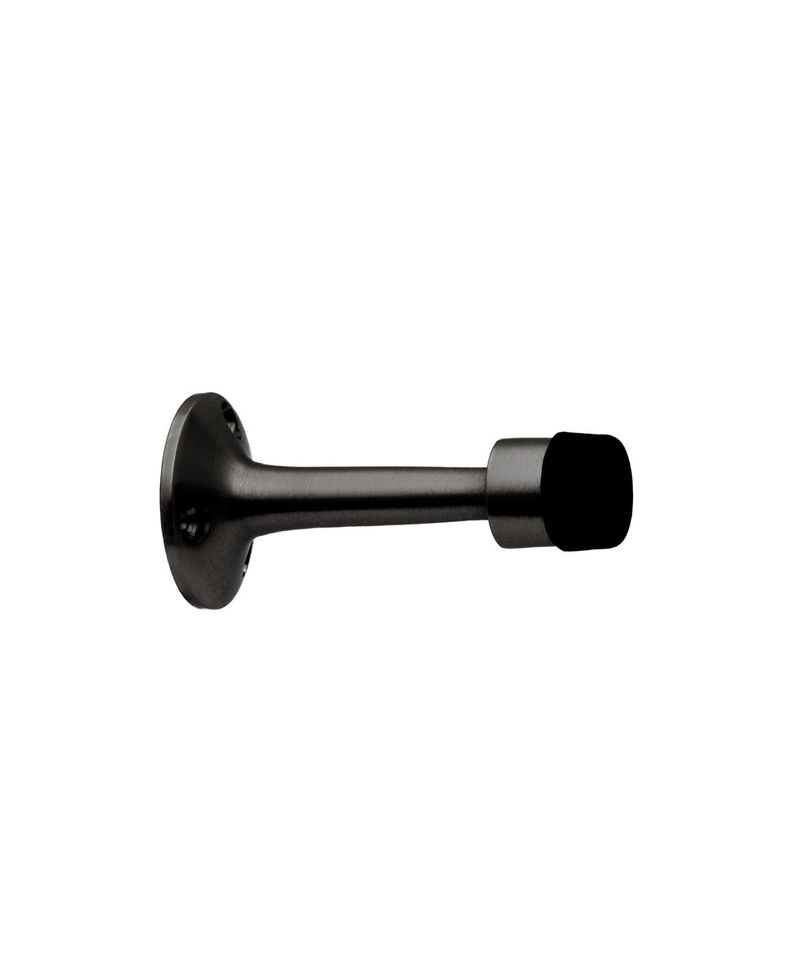Tope de puerta recto (Negro mate)-0