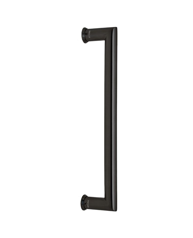 Tirador simple. Fijación invisible. Largo 30 cm. Negro mate-0