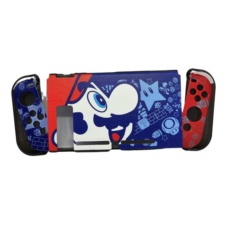 Carcasa protectora diseño Mario Star para Nintendo Switch-0
