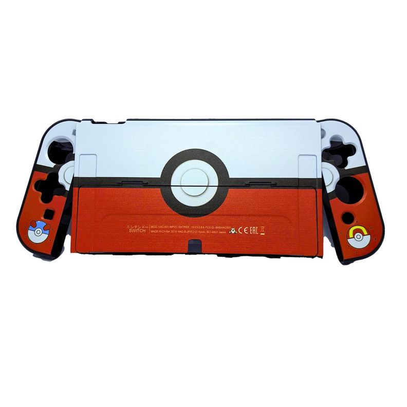 Carcasa funda protectora diseño Pokebola para Nintendo Switch Oled-0