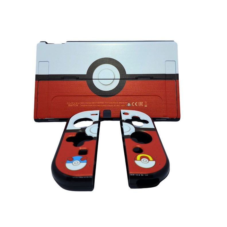 Carcasa funda protectora diseño Pokebola para Nintendo Switch Oled-1