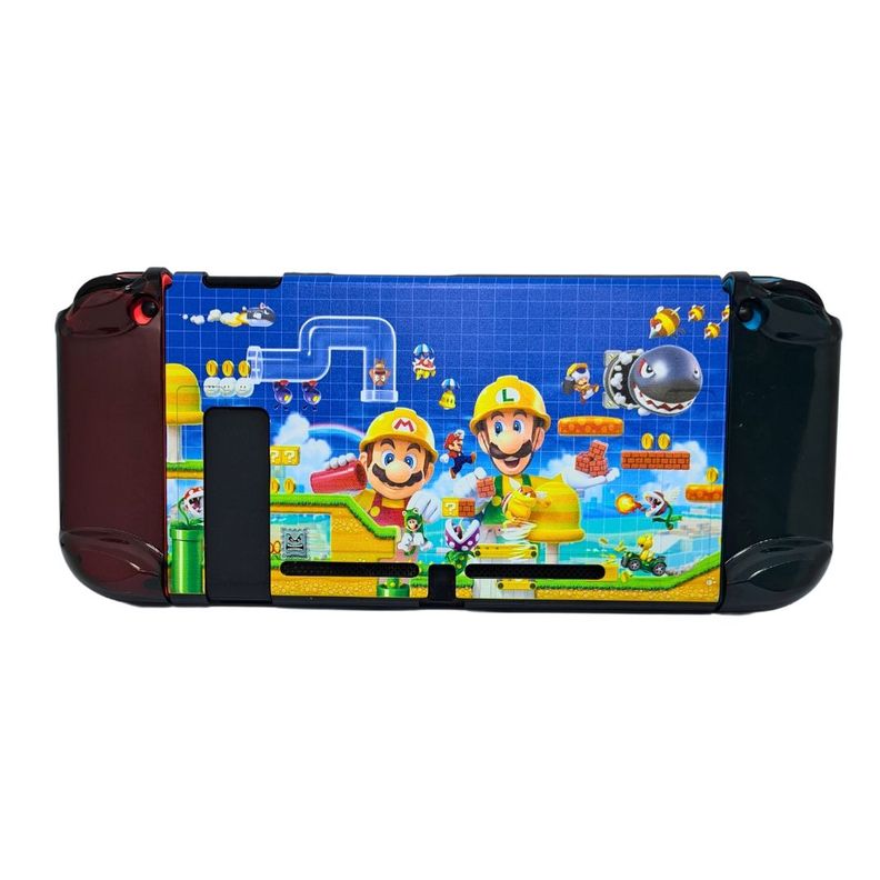 Carcasa protectora diseño Mario Maker para Nintendo Switch-4
