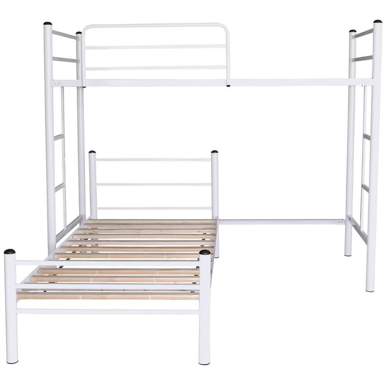 Cama Alta + Cama Baja 1.5 Blanco-0