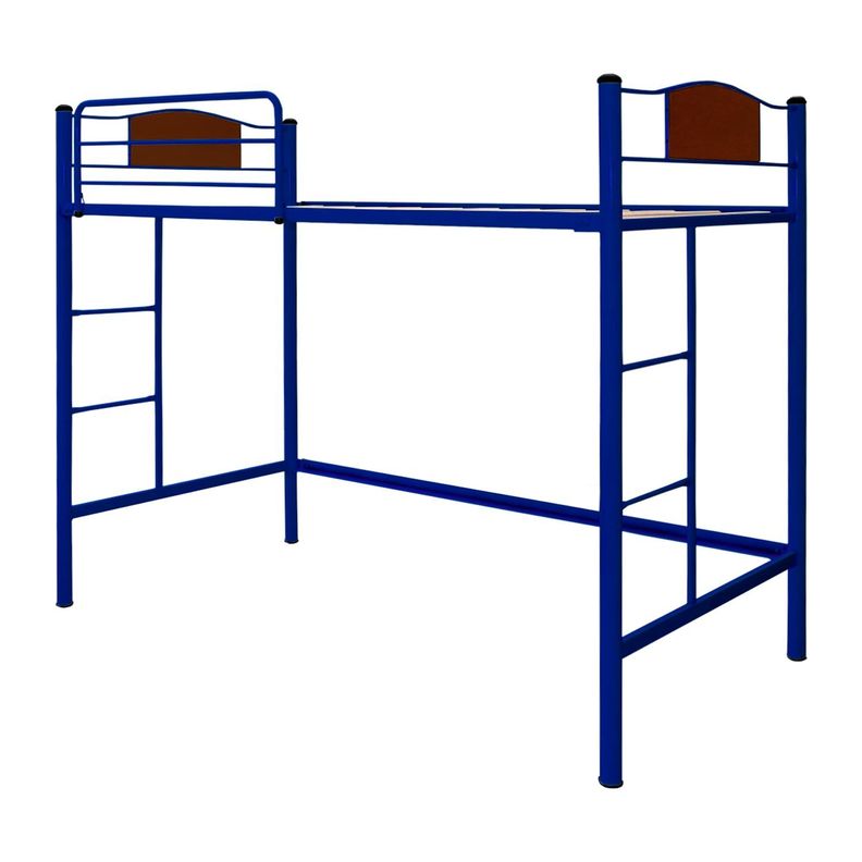 Cama alta child 1 plaza azul