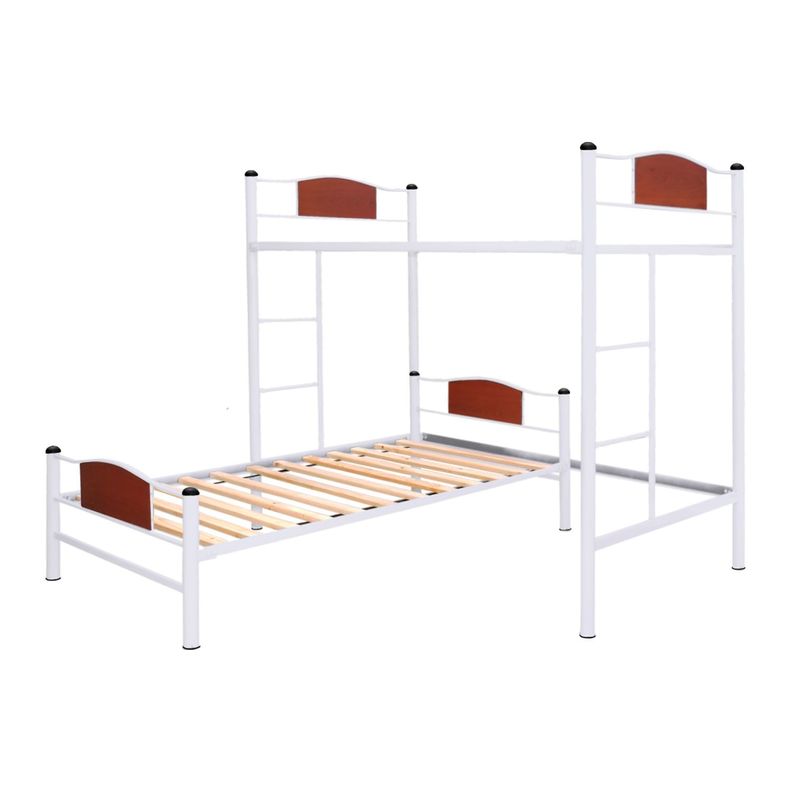 Cama alta + cama baja child 1 plaza blanco
