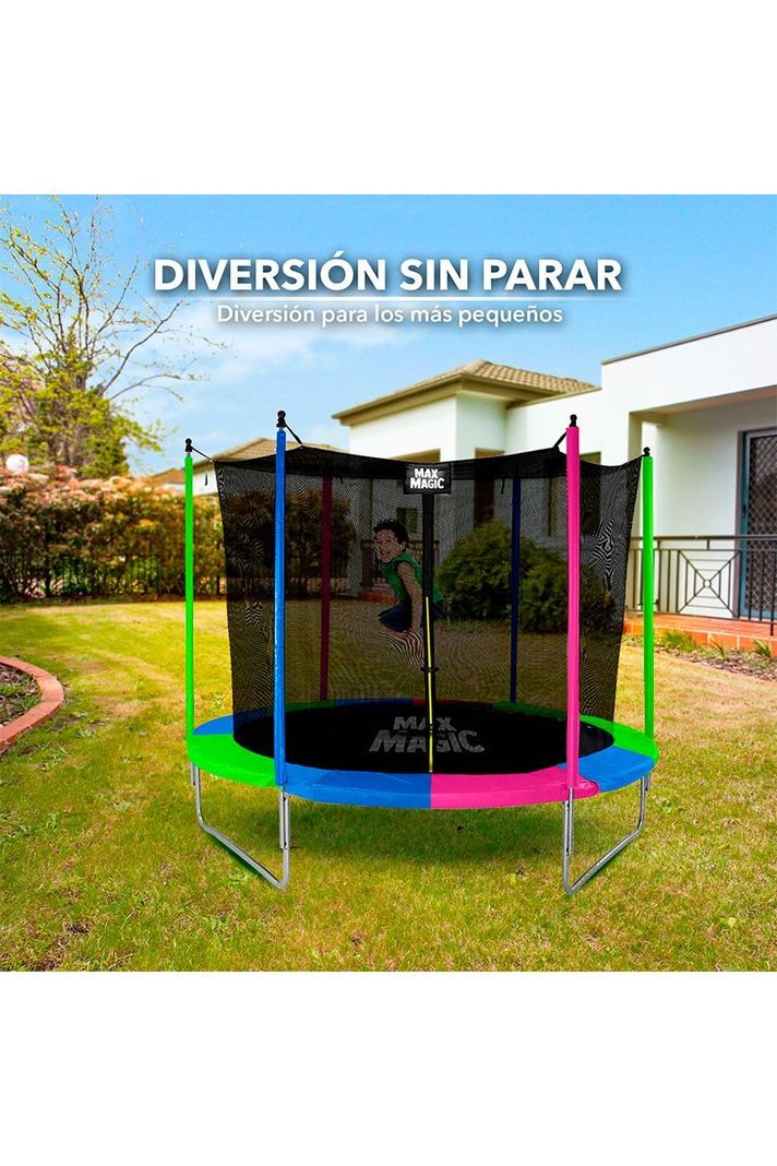 Cama Elástica 183 cm (6 Ft) Único Color-4