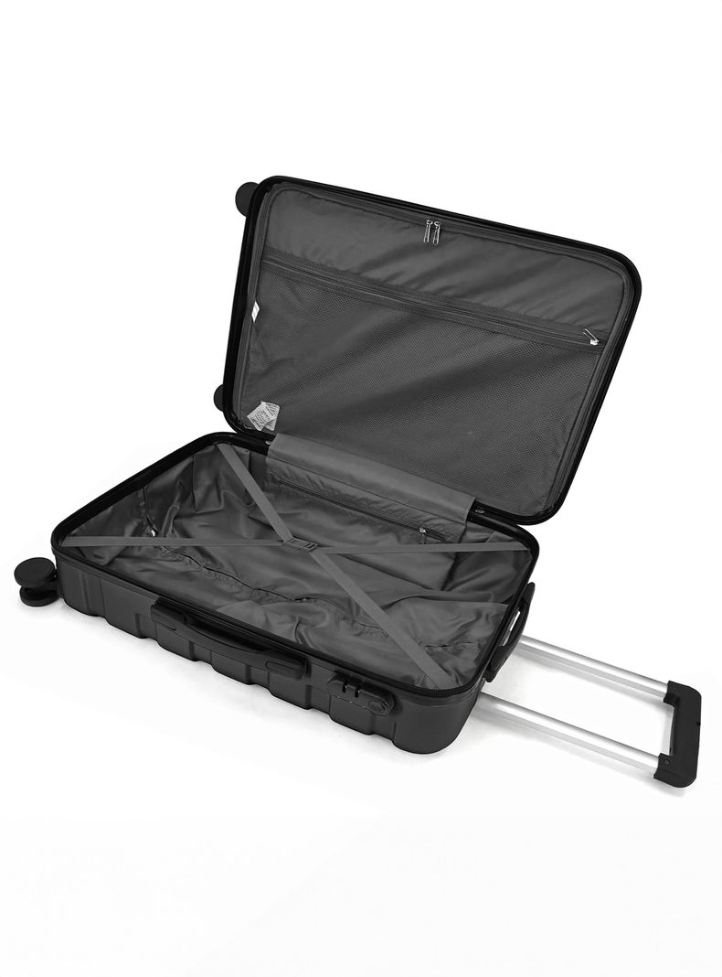 Set de Maletas Rígidas Danubio S M L Negro-4