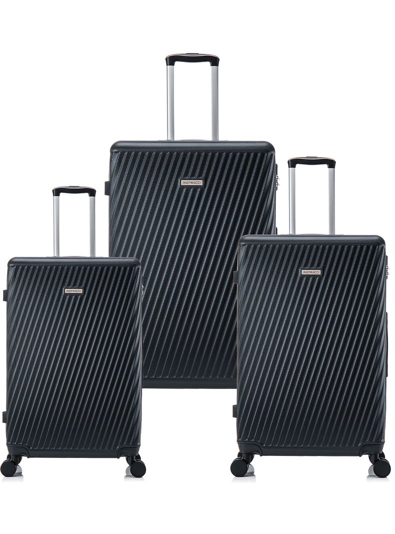 Set de Maletas Rígidas  MILAN S-M-L Negro-0