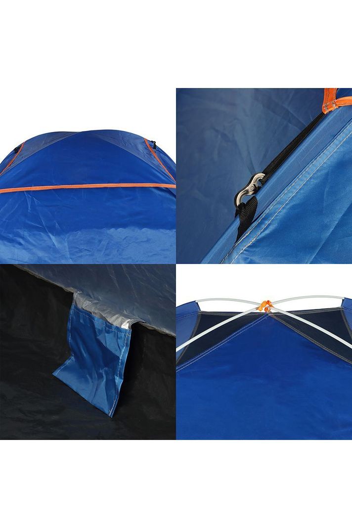 Carpa 4 Personas Camping Outdoor Azul-4