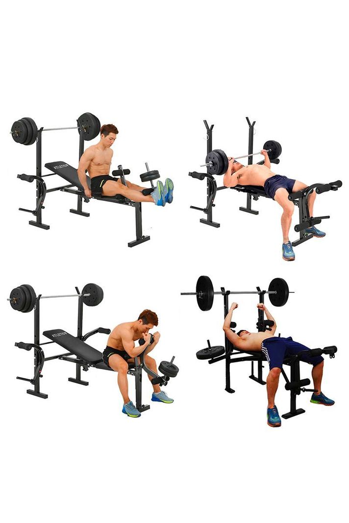 Press Banca Multifuncional Fit Negro-2